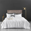 European-style Washed Silk Four-piece Set Can Not Afford The Ball Silky Nude Sleep Solid Color Summer Bedding - Textilura
