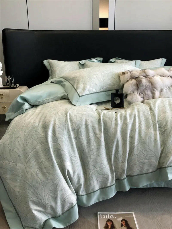 Long-staple Cotton Printed Four-piece Bedding Set Cotton Bedding - Textilura