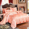 Luxury European Bedding Satin Jacquard Modal Cotton Tencel Set - Textilura