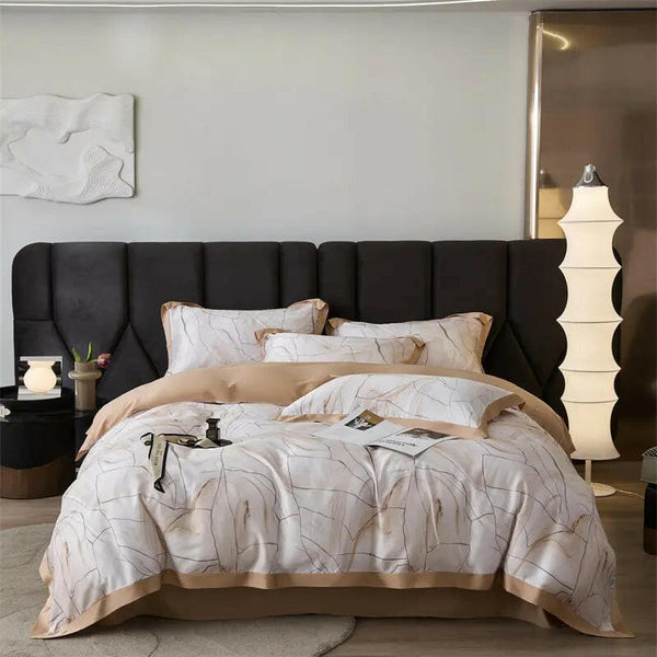 Spring And Summer New Home Textile Tencel Four-piece Set Bedding - Textilura