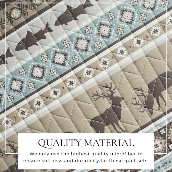 3-Piece Lodge Quilt - Yosemite Collection