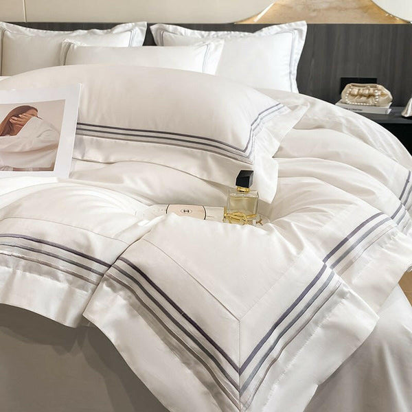 Class A 200 Long Staple Cotton Bedding Four - piece Bedding Set - Textilura