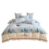 Forest 60 Long - staple Cotton Brushed Four - piece Set All Cotton Pure Towel Embroidery Thickening Bedding - Textilura