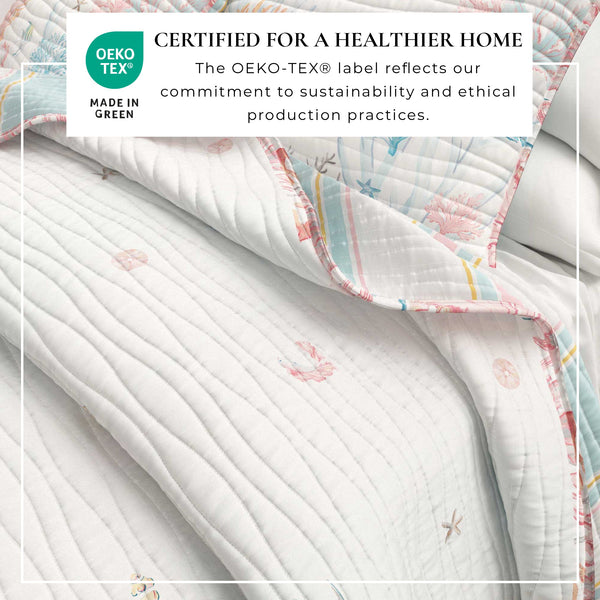 Coastal Coral Reef Quilt Set - Caymen Collection