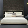 Light Luxury Solid 140 Thread Count Embroidery Solid Four Piece Bedding Set - Textilura