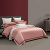 Elegant bedding set with lace detailing and soft textures, perfect for romantic and cozy interiors