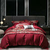 Long - staple Cotton Four - piece Set Jacquard Quilt Cover Bed Sheet Bedding - Textilura