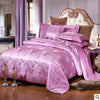 Luxury European Bedding Satin Jacquard Modal Cotton Tencel Set - Textilura