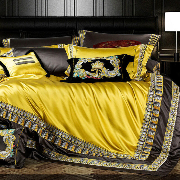 Luxury Villa Four - piece Set Of European - style Bedding - Textilura