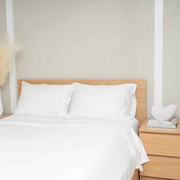 EcoLuxury Organic Cotton Sateen Sheet Set - GOTS Certified