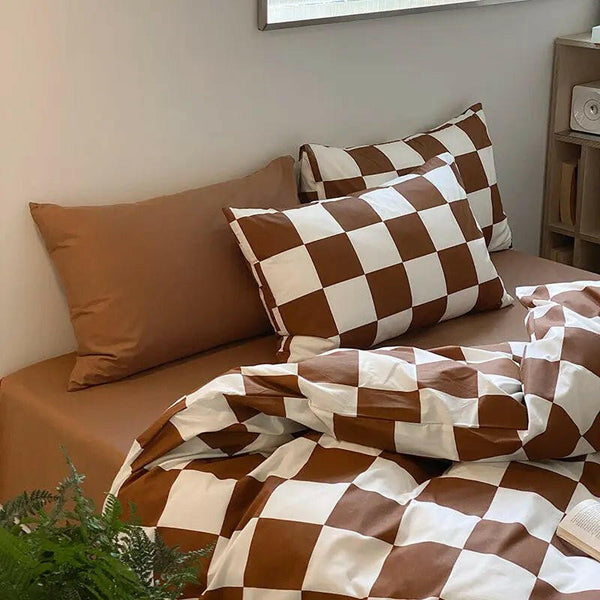 Small Group Retro Spring And Autumn Pure Cotton Bedding Set - Textilura