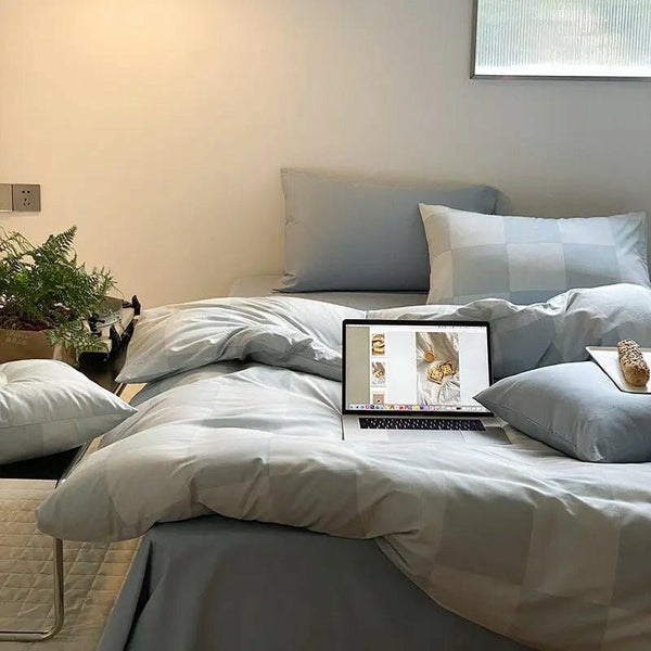 Small Group Retro Spring And Autumn Pure Cotton Bedding Set - Textilura