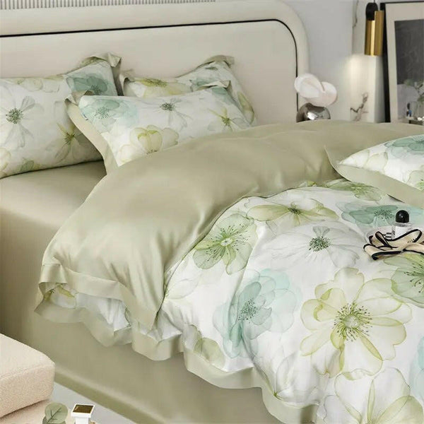 Spring And Summer New Home Textile Tencel Four - piece Set Bedding - Textilura