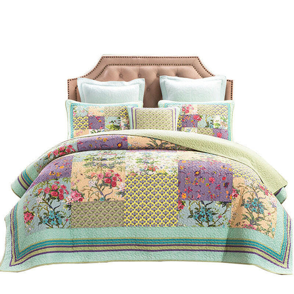 Three - piece Cotton Bedding Set - Textilura