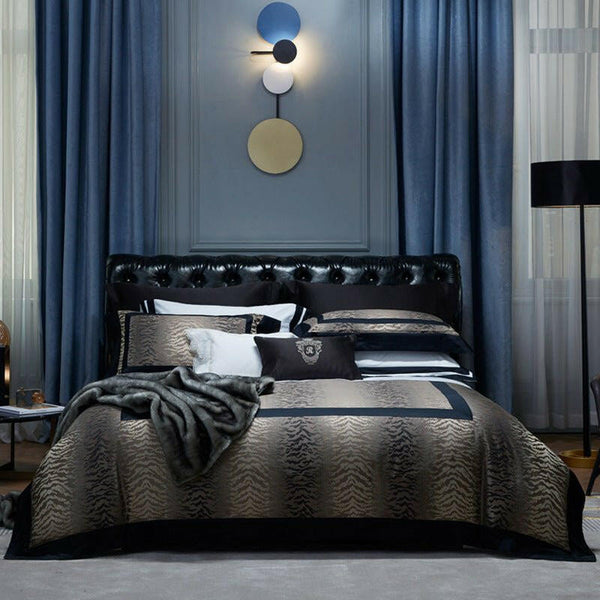 Town Style High - end Affordable Luxury Style Cotton Four - piece Bedding Set - Textilura