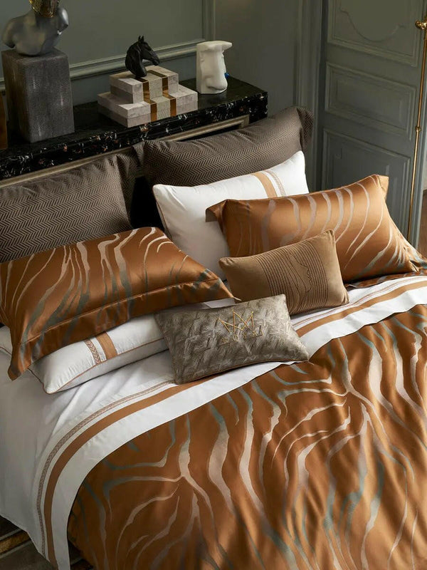 Town Style High - end Affordable Luxury Style Cotton Four - piece Bedding Set - Textilura