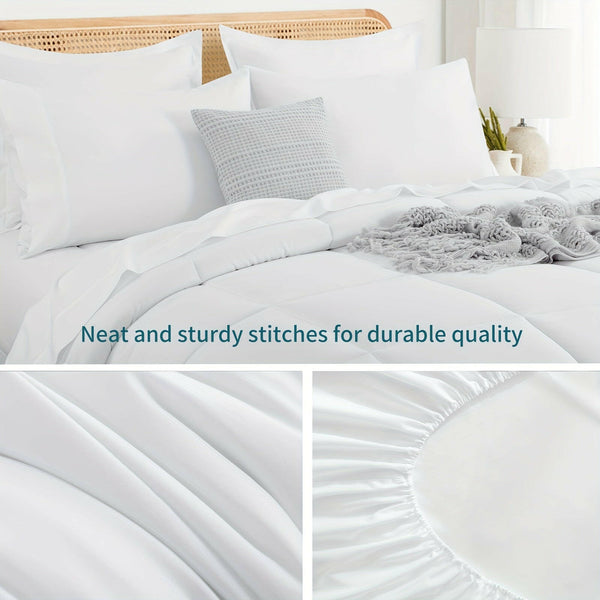Transform your sleep with 7pcs Ultra - Soft Bed In A Bag - Textilura