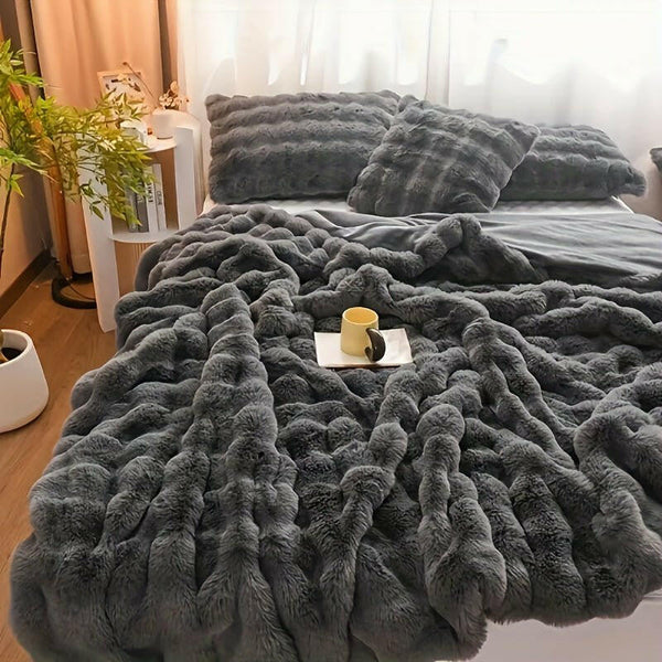 Ultimate Relaxation with the Ultra - Soft Plush Throw Blanket - Textilura