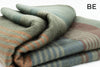Alpaca Bed Blanket - Striped